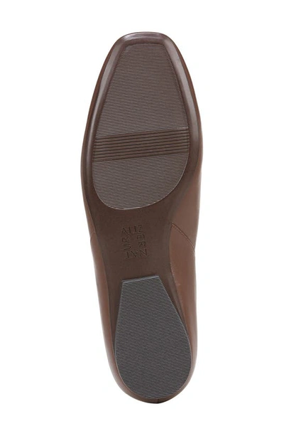 Naturalizer Cody Skimmer Flat In Cocoa Leather