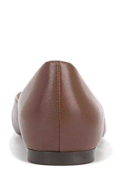 Naturalizer Cody Skimmer Flat In Cocoa Leather