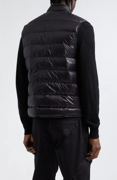 Shop Moncler Gui Down Puffer Vest In Black