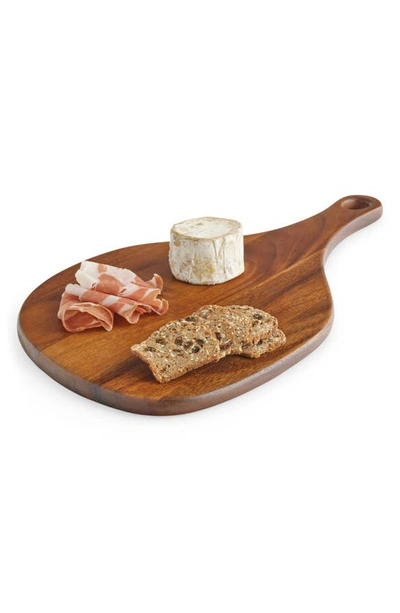 Nambe Small Portables Wood Cutting Board In Brown