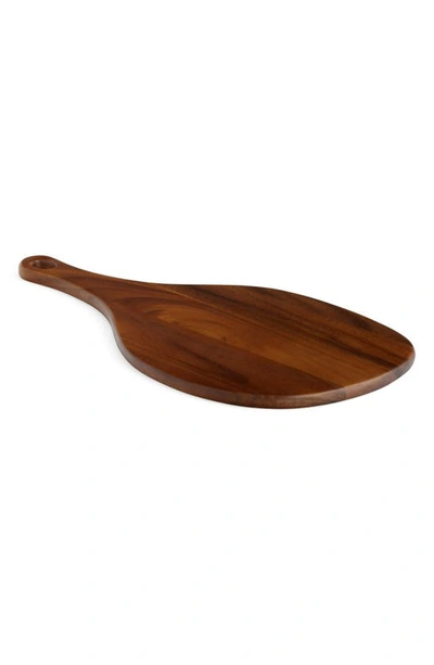 Nambe Small Portables Wood Cutting Board In Brown