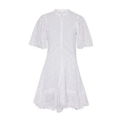 Shop Marant Etoile Slayae Short Dress In White