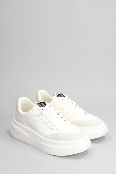 Shop Ash Impuls Bis Sneakers In White Leather