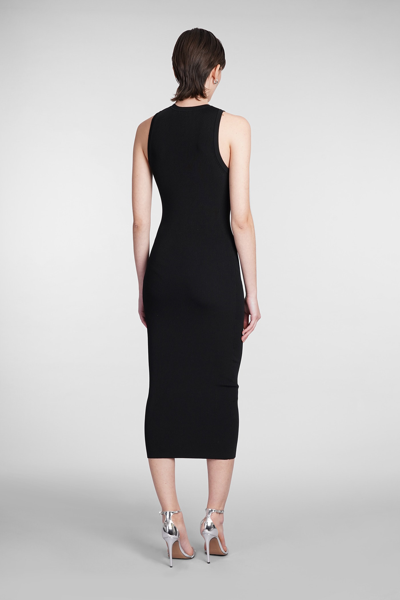 Shop Iro Treva Dress In Black Viscose