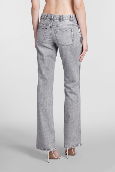 Shop Iro Barni Jeans In Grey Cotton