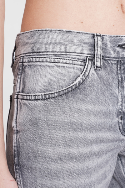Shop Iro Barni Jeans In Grey Cotton