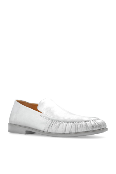 Shop Marsèll Marsell Mocassino Loafers In Silver