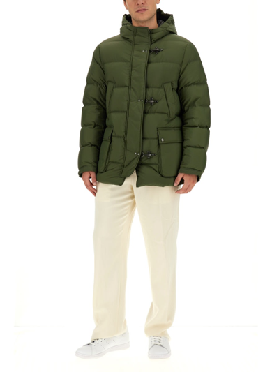 Shop Fay Jacket 3 Hooks In Green