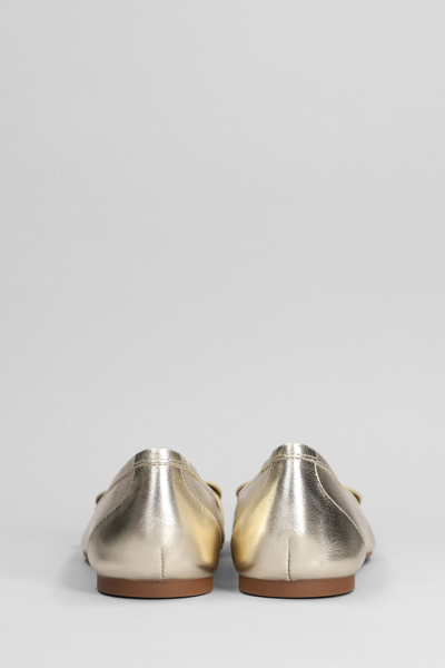 Shop See By Chloé Chany Ballet Flats In Platinum Leather