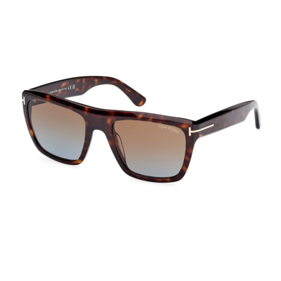 Shop Tom Ford Ft1077 Alberto 52f Sunglasses In Marrone