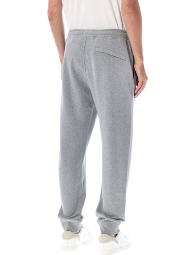 Shop Stone Island Classic Jogging Pants In Grey Mel