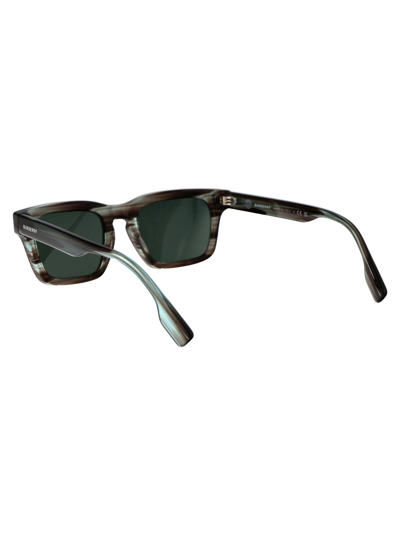 Shop Burberry Eyewear 0be4403 Sunglasses In 409871 Green