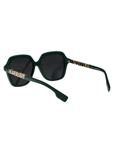 Shop Burberry Eyewear Joni Sunglasses In 405987 Green