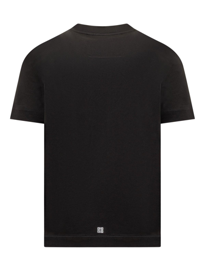 Shop Givenchy Graphic Printed Crewneck T-shirt In Nero