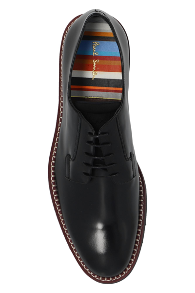 Shop Paul Smith Ras Leather Shoes In Black
