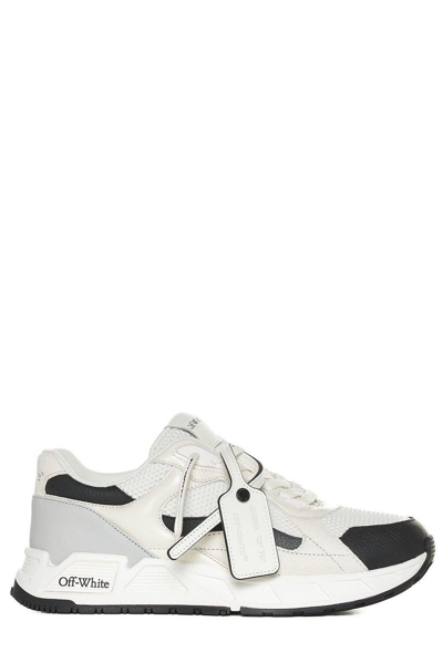 Shop Off-white Kick Off Lace-up Sneakers In Nero
