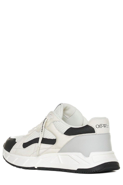 Shop Off-white Kick Off Lace-up Sneakers In Nero