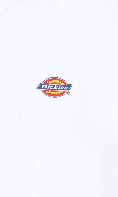 Shop Dickies Logo T-shirt In Bianco