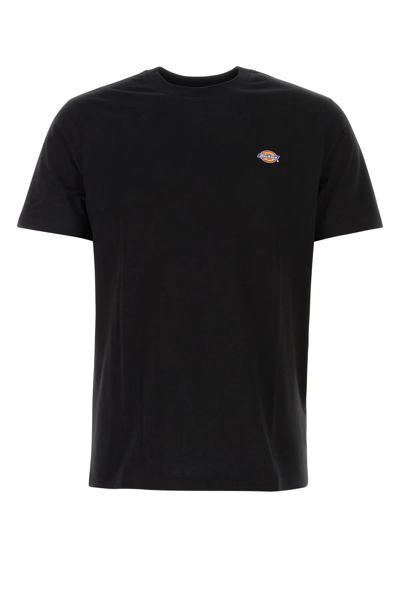Shop Dickies Black Cotton T-shirt In Nero