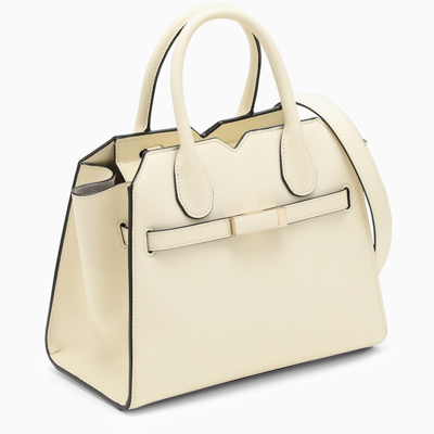 Valextra Milano Mini Bag In Neutral