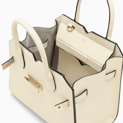 Valextra Milano Mini Bag In Neutral