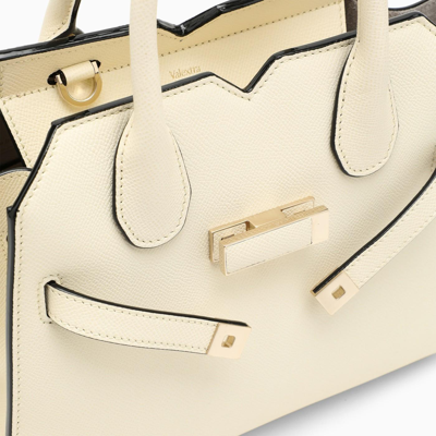 Valextra Milano Mini Bag In Neutral