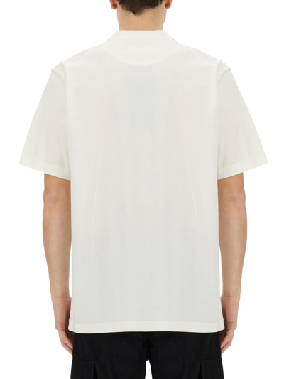 Shop Y-3 Cotton T-shirt In Bianco