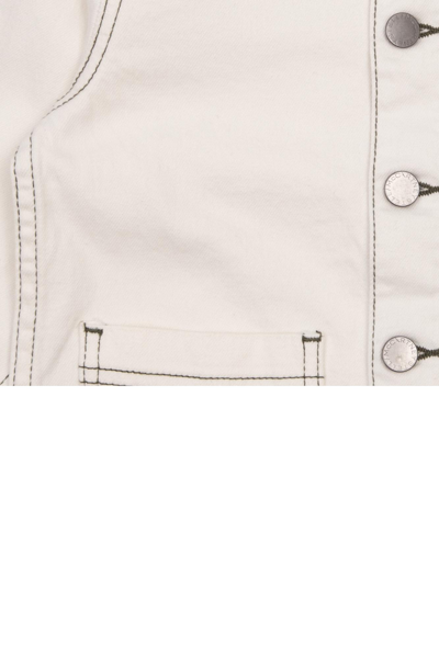 Shop Stella Mccartney Kids Jacket In Organic Cotton In Avorio