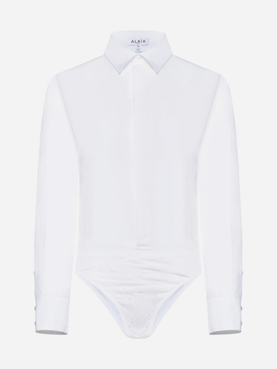Alaïa Alaia Shirts In Bianco