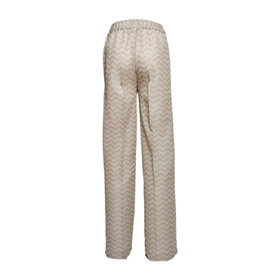 Shop Missoni Straight Concealed Trousers In Sabbia