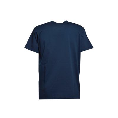Shop Dsquared2 D2 Logo Patch Crewneck T-shirt In Blu Navy