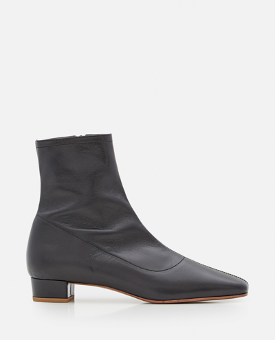 Shop By Far Este Leather Boots In Black