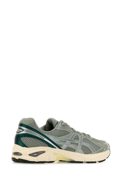Shop Asics Multicolor Mesh And Synthetic Leather Gt-2160 Sneakers In Seal Grey/jewel Green