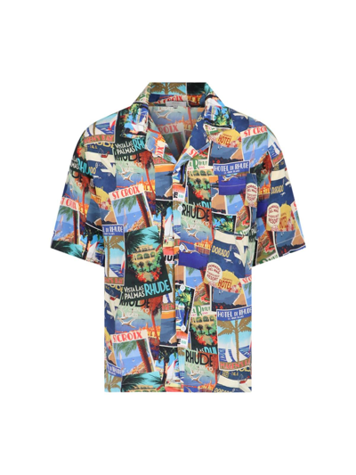 Shop Rhude Printed Shirt