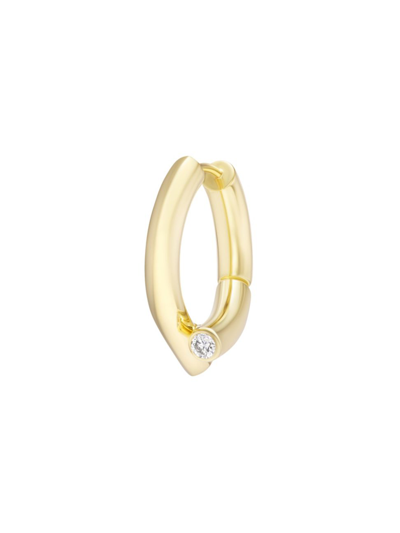 Shop Tabayer Women's Oera Mini 18k Yellow Gold & 0..10 Tcw Diamond Single Earring