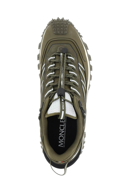 Shop Moncler Trailgrip Sneakers In Khaki