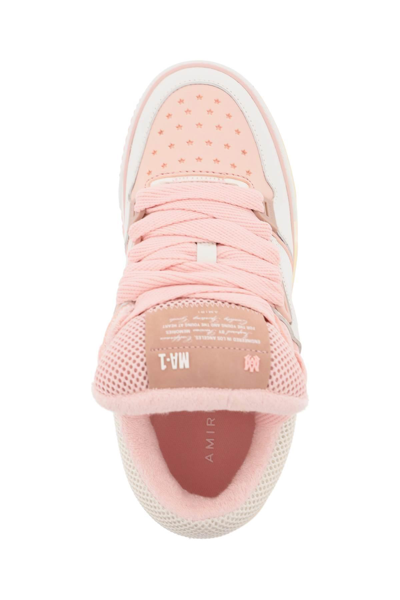 Shop Amiri Ma-1 Sneakers. In White,pink