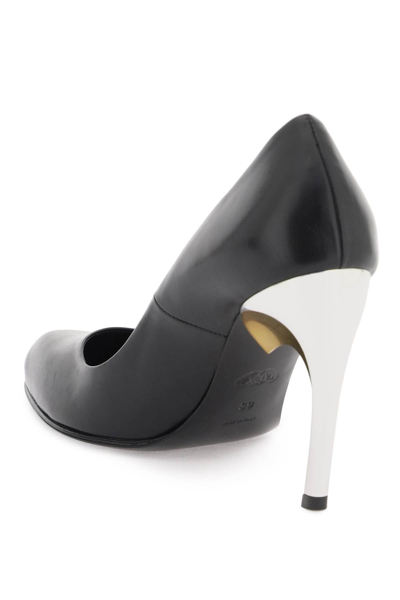 Shop Alexander Mcqueen Armadillo Pumps In Black,silver,gold