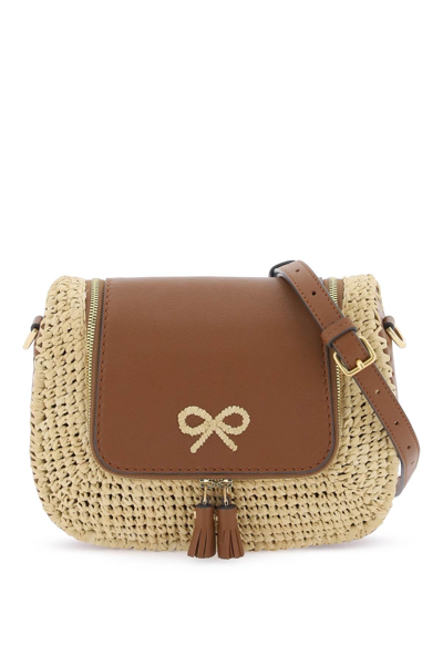 Shop Anya Hindmarch Vere Soft Crossbody Bag In Beige,brown