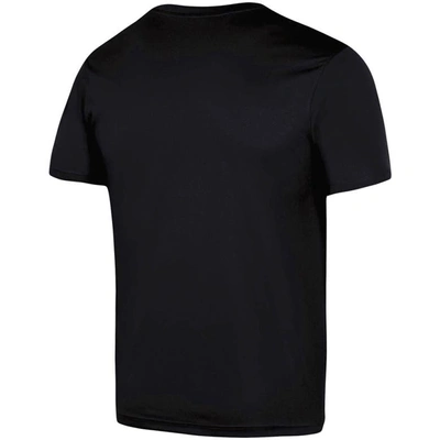 Shop Under Armour Black Utah Utes School Logo Performance Cotton T-shirt