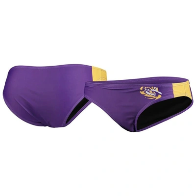 Shop Foco Purple Lsu Tigers Wordmark Bikini Bottom