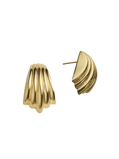 Shop Jennifer Zeuner Jewelry Women's Cooper 14k-gold-plated Stud Earrings
