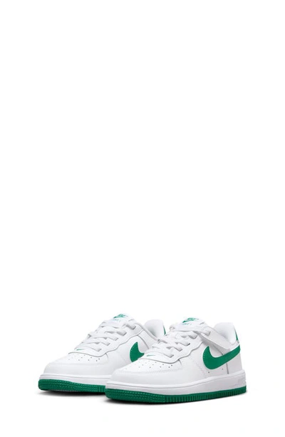 Shop Nike Air Force 1 Low Easyon Sneaker In White/ White/ Malachite