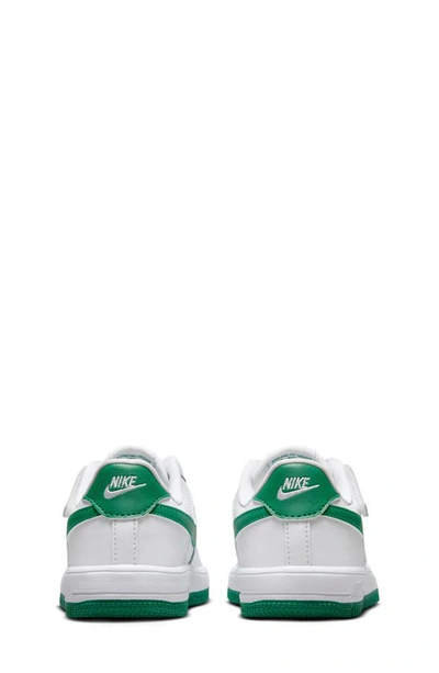 Shop Nike Air Force 1 Low Easyon Sneaker In White/ White/ Malachite