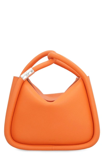 Shop Boyy Wonton 25 Pebble Leather Bag In Orange