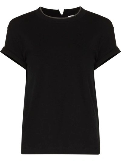 Shop Brunello Cucinelli Cotton T-shirt In Black