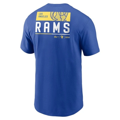 Shop Nike Royal Los Angeles Rams Team Incline T-shirt