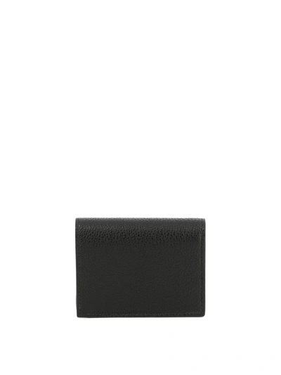 Shop Ferragamo Gancini Small Wallet In Black