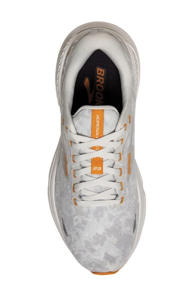 Shop Brooks Adrenaline Gts 23 Sneaker In Blanc/ Gray/ Sunflower