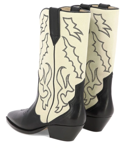 Shop Isabel Marant "duerto" Cowboy Boots In Black